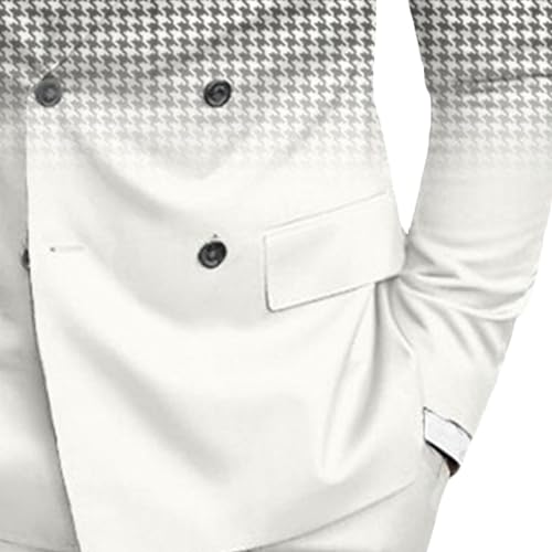 Mens Double Breasted Long Sleeve Notch Lapel Blazer Button Slim Fit Stylish Suit Jackets Dinner Prom Sport Coat3