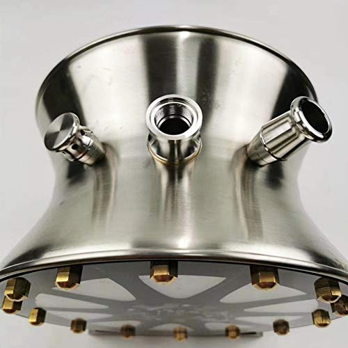 Rteanb Hukahn-Edelstahl-arabische Hukahn-Zubehör-Hukahn-Haken-Pfeife-Pot-Shisha for bessere Shisha-Hukahn Rauchergenuss… – Bild 7