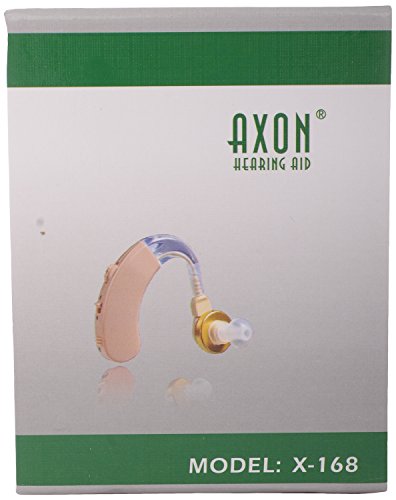 Image of AXON X-168 Model Sound Enhancement Bte Hearing Aid, Beige