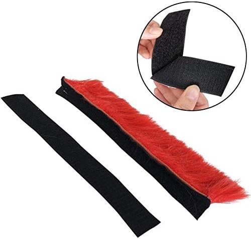 Miniatura 2 de HHongJM Helmet Hawks - Pelucas sintéticas Mohawk para casco de motocicleta, casi casco, palo, diseño reutilizable (casco no incluido)