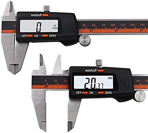 Guadang Electronic Caliper Vernier Digital Calipers Gauge Stainless Meter Foot Caliber Tool Measurement 6 inch Ruler Pachometer