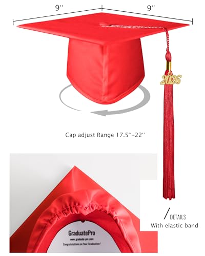 Image of GraduatePro Kindergarten Graduation Cap and Gown Class of 2026, Preschool Kids Ceremony Party Gift