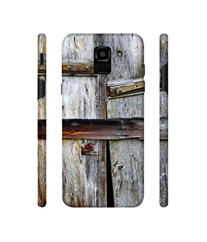 Image of Amazon Brand - Solimo Designer Old Door 3D Printed Hard Back Case Mobile Cover for Samsung Galaxy J6