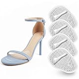 Ball of Foot Cushion for Women Shoes: 2 Pairs High Heels Sandals Inserts Pads for Metatarsal, Pain Relief Gel Insoles with No Slip Support for Men Comfort, Universal Fit for Most Shoes, Clear
