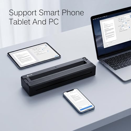 Image of Tattoo Stencil Printer Machine Bluetooth, Thermal Tattoo Transfer Printer, Wireless Tattoo Printer for Tattoo Artists and Beginners, Support Both Mobile & PC, Black