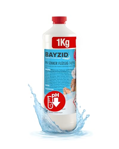 1 kg BAYZID pH Senker Minus 14 9% von Höfer Chemie für Pool & Schwimmbad zur Senkung des pH Werts