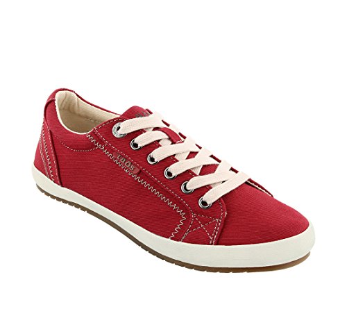 Image of Taos Star Women's Sneaker - Iconic Style with Canvas Design for Everyday Adventures - Custom Fit Lacing and Premium Removable Footbed with Arch Support for All Day Comfort