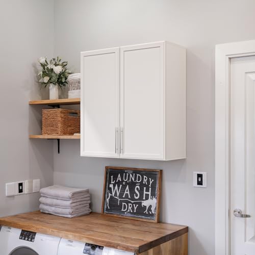 FIMELLO 30' Laundry Room Cabinets Wall Mounted,White