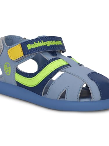 Image of Bubblegummers 1612 Starlight Grey Sandals Shoes for Kids|Everyday|Running|Walking|Comfortable Fit|Fashionable