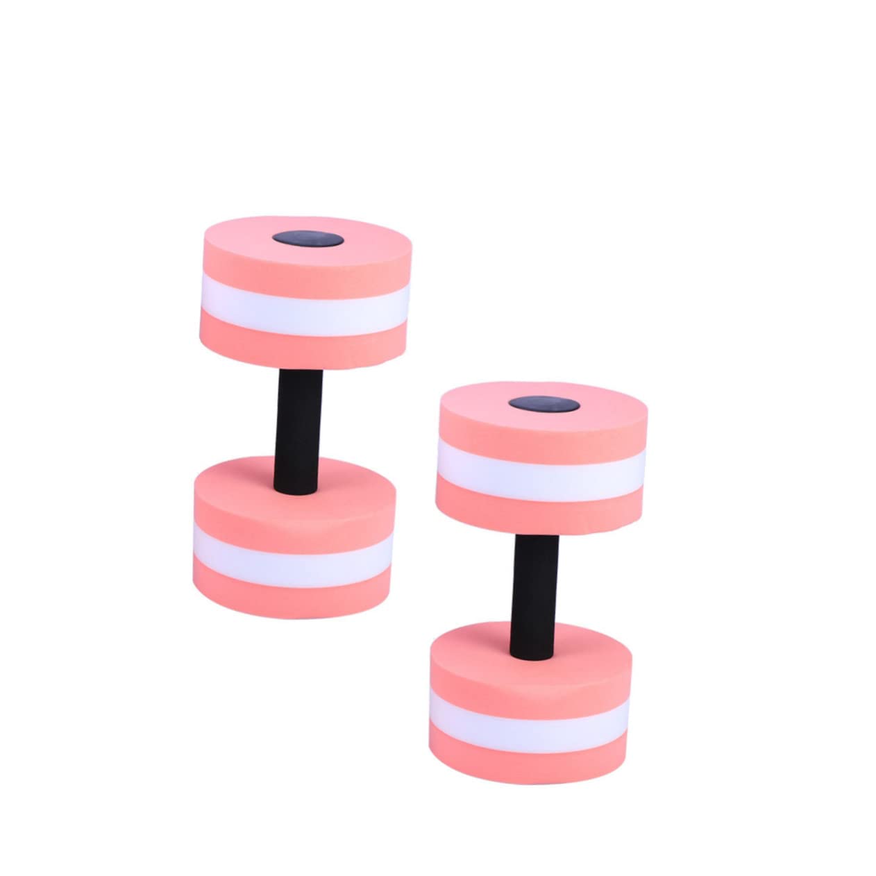 Holibanna 2Pcs Dumbbells Eva Aquatic Barbells for Pool Aerobics Low Water Absorption Buoyancy for Resistance Training Flexibility Strengthening Exercises