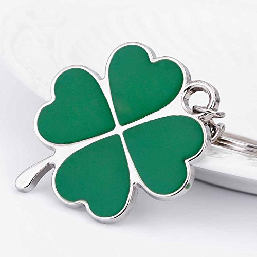 TREESTAR Portachiavi Quadrifoglio Ciondolo