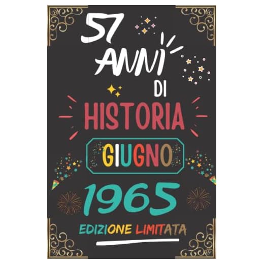 CUADERNO, 57 AÑOS DE HISTORIA JUNIO 1965 EDICIÓN LIMITADA: Regalo de 57 cumpleaños para mujeres y hombres, ideas de 57 cumpleaños... un cumpleaños... ... regalo de 57 cumpleaños para él/ella.