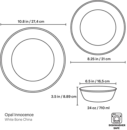 Lenox Opal Innocence service de table chic pour repas de mariage