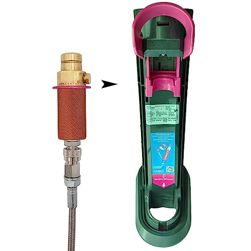 Soda Maker CO2 Conversion Adapter Compatible with Most Soda Machine, including Fizzi One Touch Jet Aqua Fizz Terra DUO Series, M18 Thread Use to Connect Soda Co2 Cylinder Valve - Thumbnail 4
