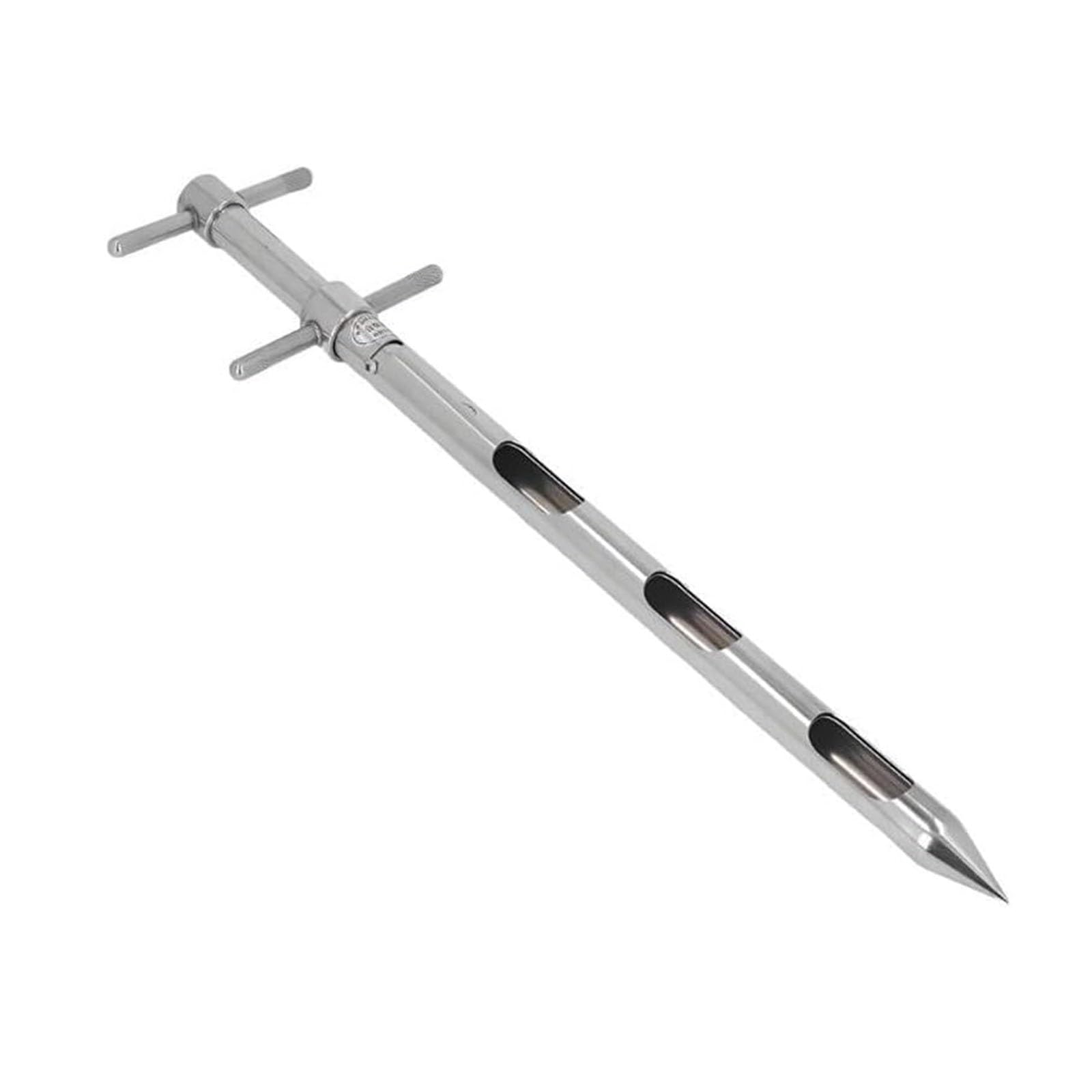 Sonda campionatore per Cereali, campionatore a sonda per Cereali in Acciaio Inossidabile - 25 mm (0,7 m) Strumento per campionamento Solido per analisi di Cemento, fertilizzanti e Cereali -