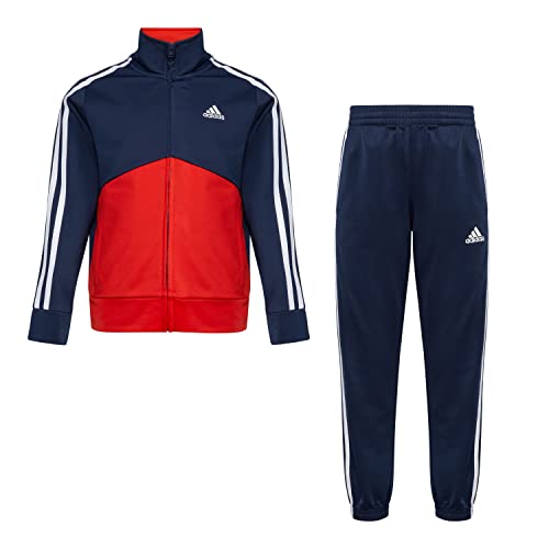 Image of adidas Boys' 2-piece Color Block Tricot Track Set