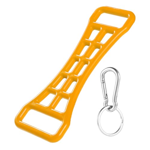 Ski Boot Buckle Lever with Hanging Buckle, Portable Tightening Boot Buckles Tool Ski Boot Buckle Assist Tool for Ski Lovers (Yellow)