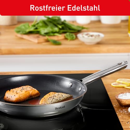Tefal Duetto 3-teiliges Pfannenset 20,24 und 28cm, auch für Induktionsherde