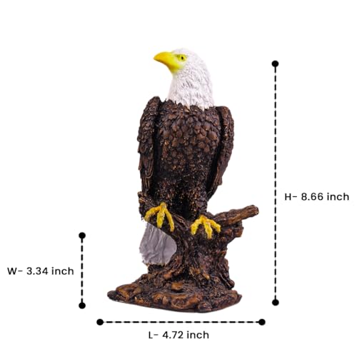 Image of Artarium Mighty Eagle Showpiece Feng Shui Eagle Figurines Handmade Garuda Statue Home Decor Statue Vastu Idol for Home & Office Decorative Showpiece (Eagle Multicolor 8.66 Inch)