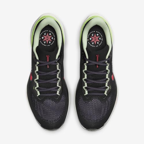 Nike Pegasus 41 Men's Road Running Shoes (HJ9062-010, Black/Scream Green/New Orchid/Bright Crimson) Size 11.54