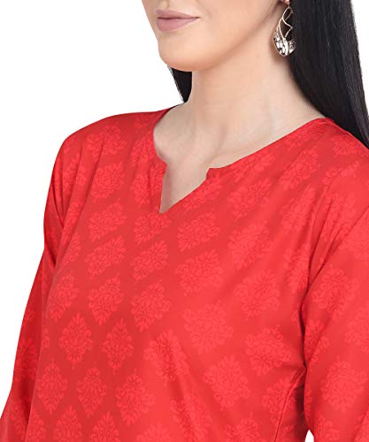Image of LookMark Women's Crepe Regular Kurta