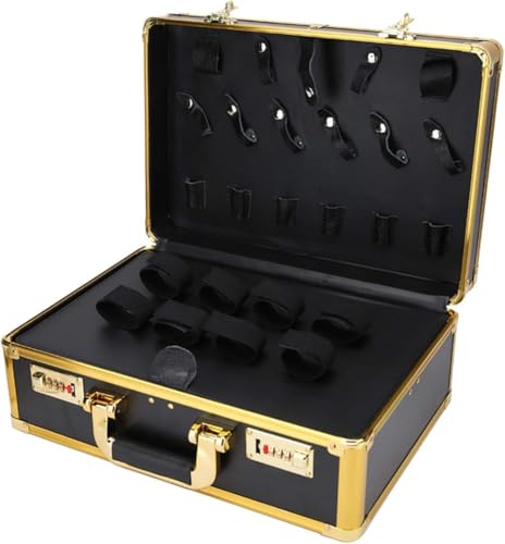 SIzlaho Barber Travel Case Polyester Stylist Tool Box 15.7x10.8x10.8in