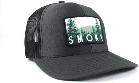Gorra Trucker con parche tejido Smoky Mountain National Park miniatura 1