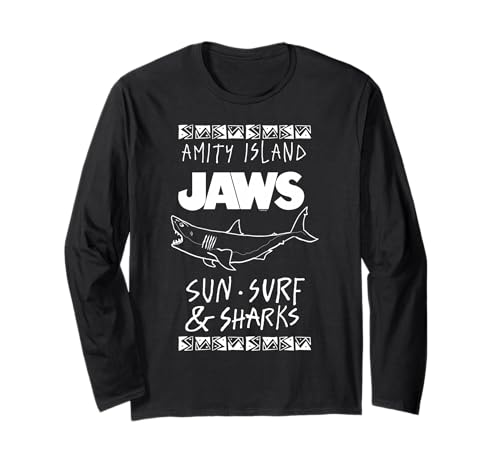 Jaws Amity Island Sun Surf & Sharks Manche Longue
