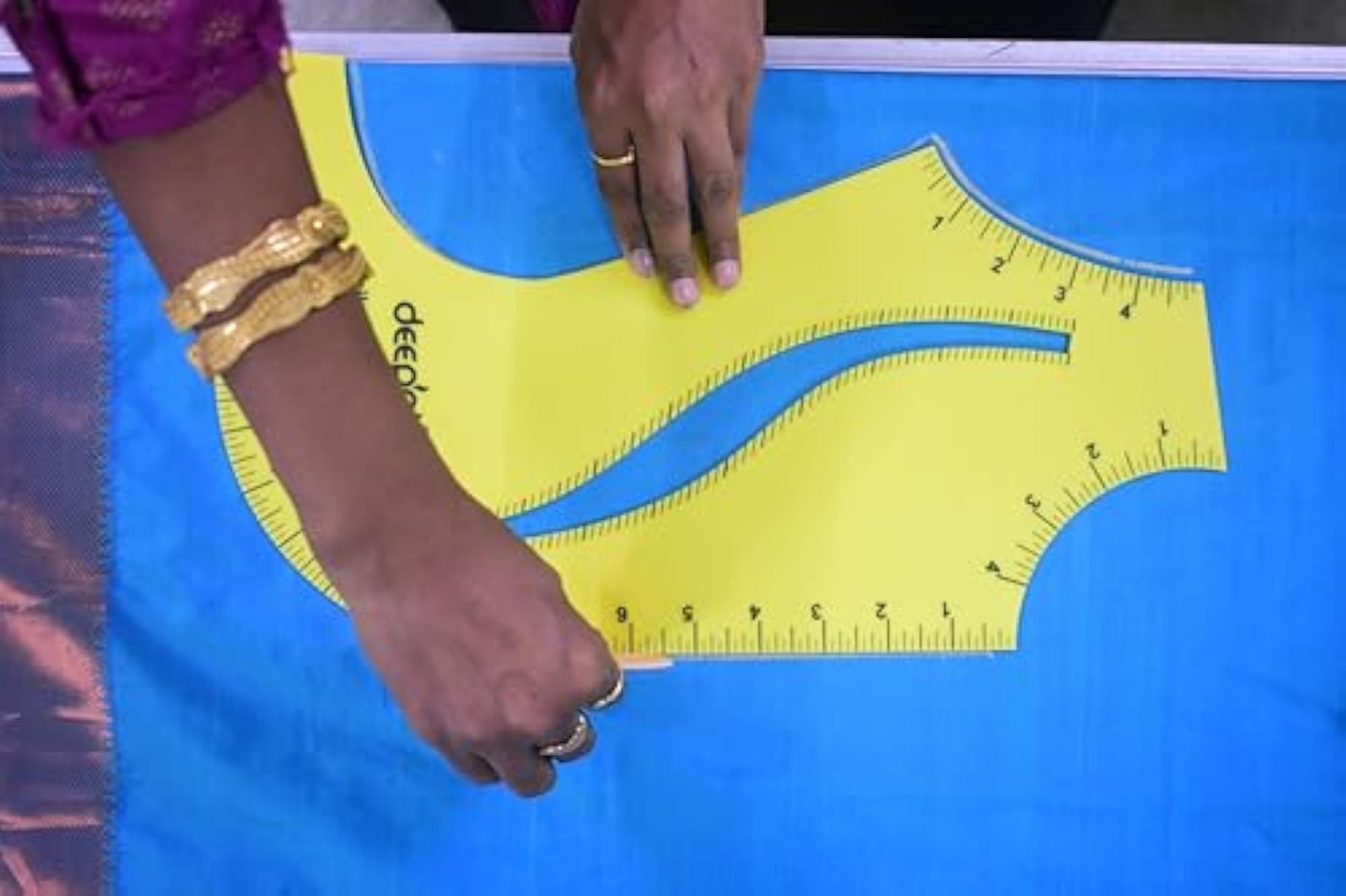 Tailor's Multi Purpose Pattern Maker, Template for Necklines