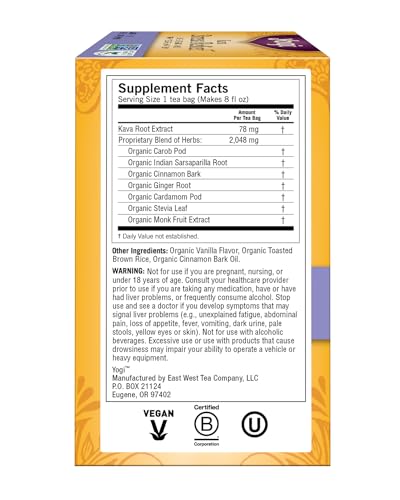 Yogi Tea, Kava Stress Relief, 16 Count - Image 3