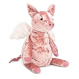 Jellycat Piggy Might Fly Stuffed Animal, 10 inches