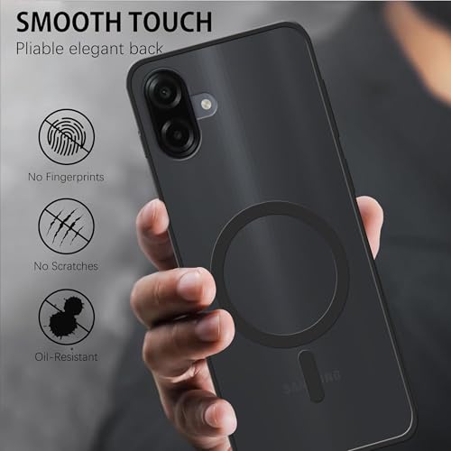 Image of amazon basics Luxury Paper Thin Case Cover for Samsung Galaxy A07 5G | Matte Finish | Compatible with magsafe | (Black, Samsung Galaxy A07 5G)