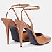THESHY Womens Sandals Square Open Toe Stiletto High Heels Leather Ankle Strap Sandals Peep Toe Backless Buckle Dress Party Fashion Shoes for Women