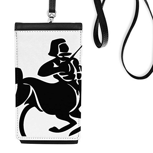 Sac téléphone Sagittaire en cuir chic pour une élégance quotidienne