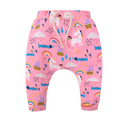 CuteOn Toddler Boys Girls Sweeatpants Trousers Striped Jogger Pants 3Pack 6M/12M/18M/24M/36M2