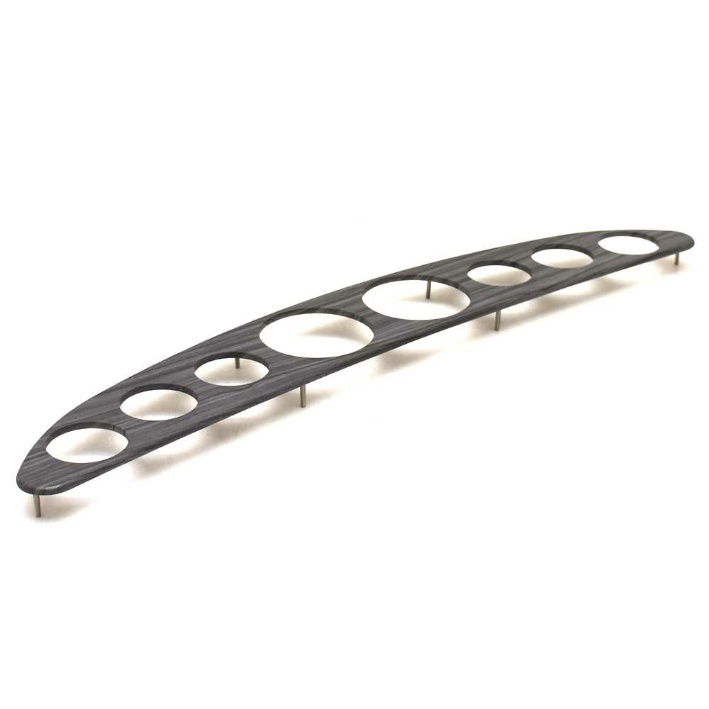 Cobalt Boat Blank Gauge Panel 501837MG | Faux Woodgrain Gray