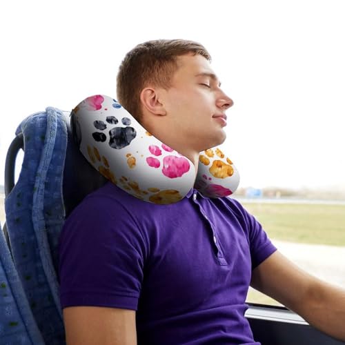 Almohada de viaje espuma viscoelástica tamaño único miniatura 7