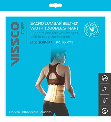Image of Vissco Sacro Lumbar Belt-12 Width back-support (Double Strap)