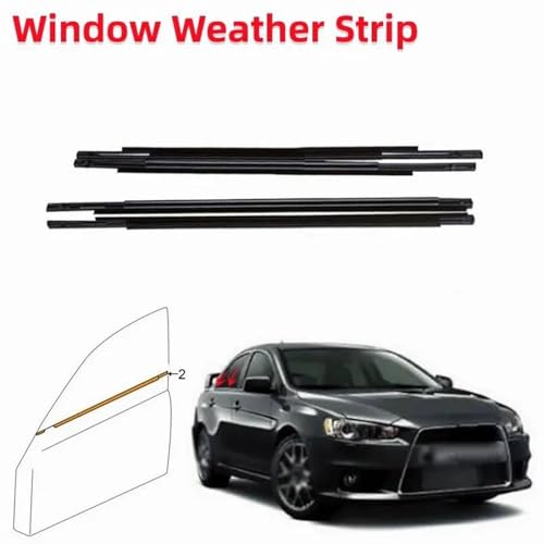 Joint d'étanchéité caoutchouc voiture Mitsubishi Lancer contre les fuites d'eau de pluie - 3