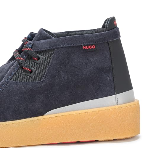 Image of HUGO Men's Evan Suede Modern Derby Shoe