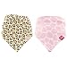 Hudson Baby Bandana Bib, Leopard Print, 2 Count