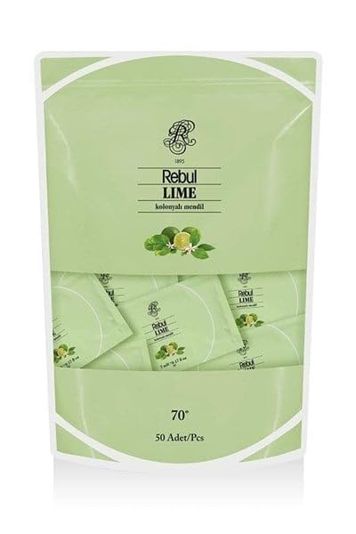 Lime Kolonyalı Mendil 50'li