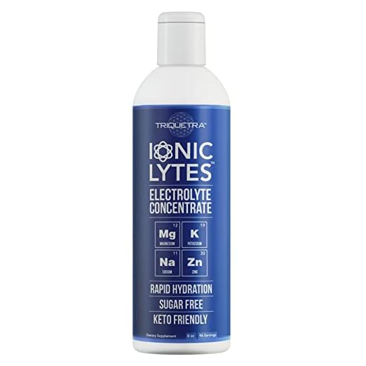 Ionic Lytes Electrolyte Concentrate (96 Servings) | Sugar Free, Keto Electrolyte Drops, Perfectly Purified Ionic Electrolytes for Rapid Hydration | 30% More Potassium, Magnesium & Zinc (8 oz)
