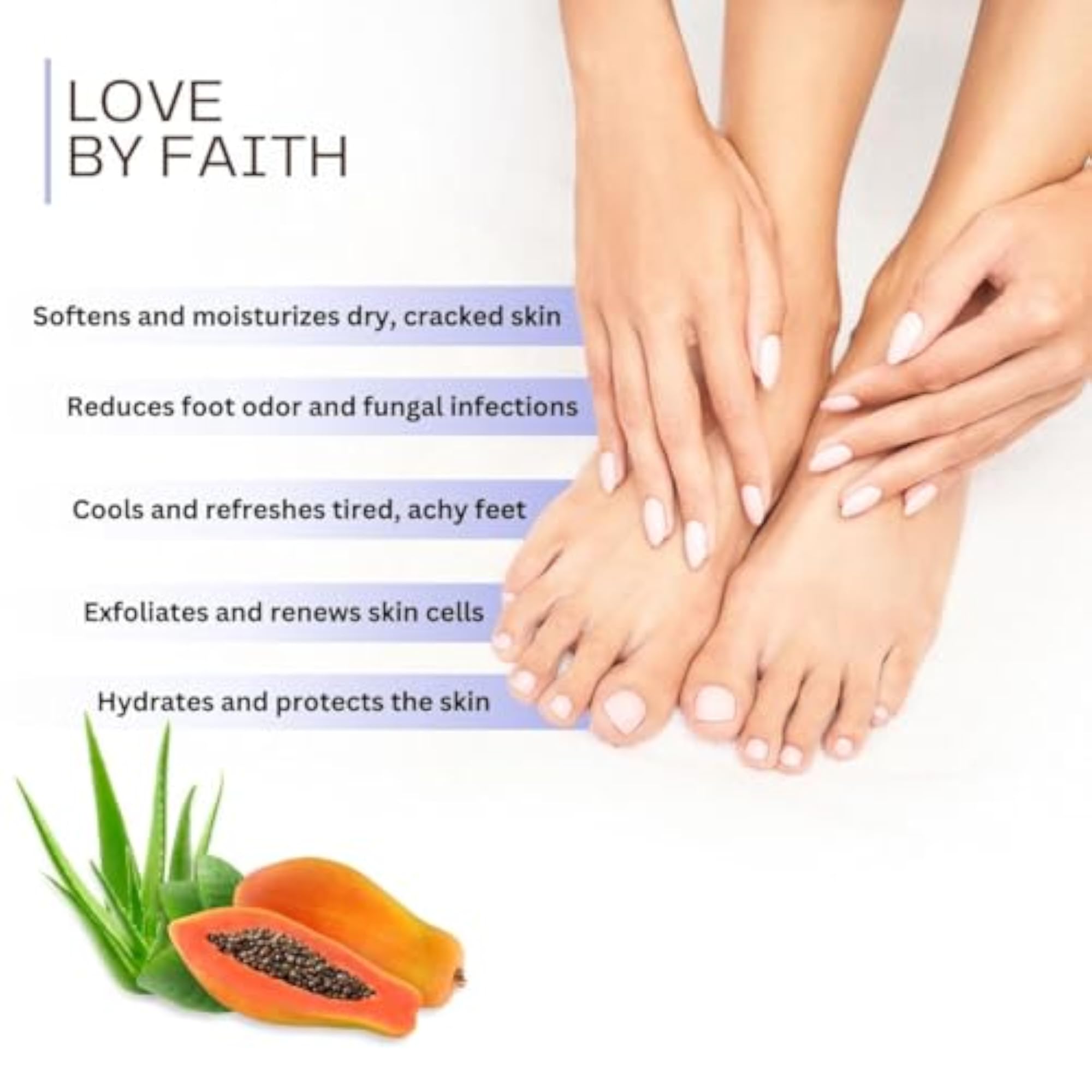 Double Defence Foot Repair Cream with Papaya & Aloe Vera