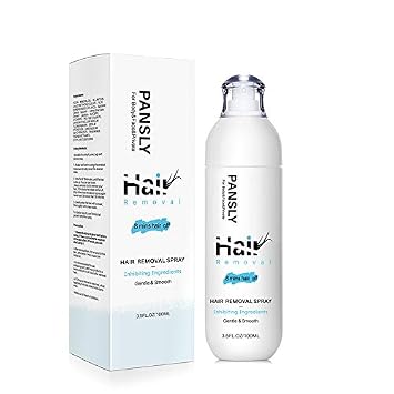Hair Removal Mist Gentle Painless,Fast Hair Removal Mousse for Silky Skin Aloe Vera Chamomile Soothing Formula Body Hair Mist Pack of 2