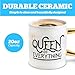Queen of Everything Coffee Mug 20oz Funny Coffee Cup for Women Novelty Gift for Friends and Coworkers Ceramic Mug for Home or Office