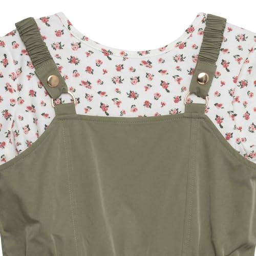 Speechless Girls' Short Sleeve Tee and Pinafore Dress4
