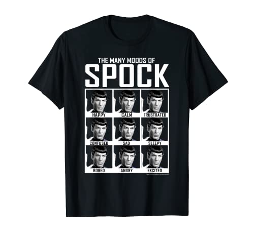 Many Moods of Spock T-Shirt