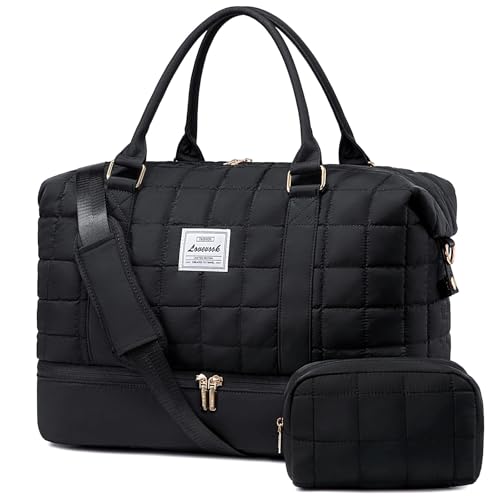 LOVEVOOK Reisetasche Damen Groß, Leicht Puffer Weekender Handgepäck...