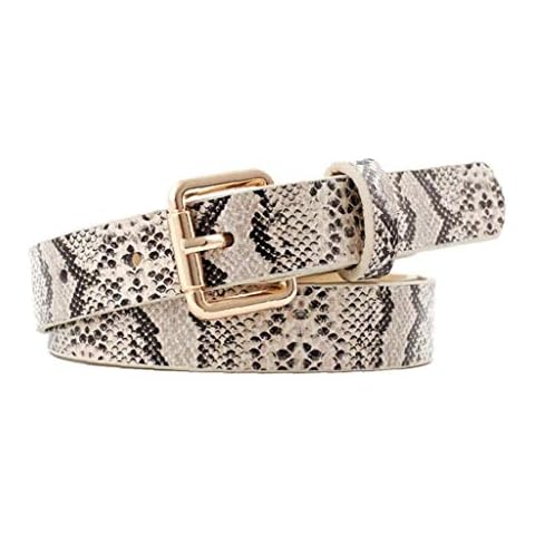 Angoter Snakeskin PU Leather Waist Belt Cover